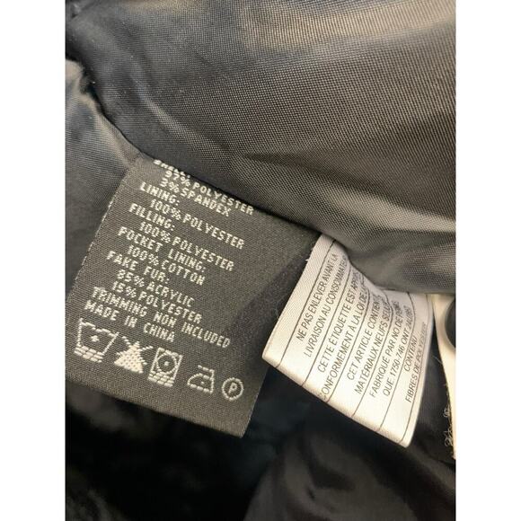 Marlo Artic Warmth Faux fur Black Jacket SZ XL - Picture 11 of 12